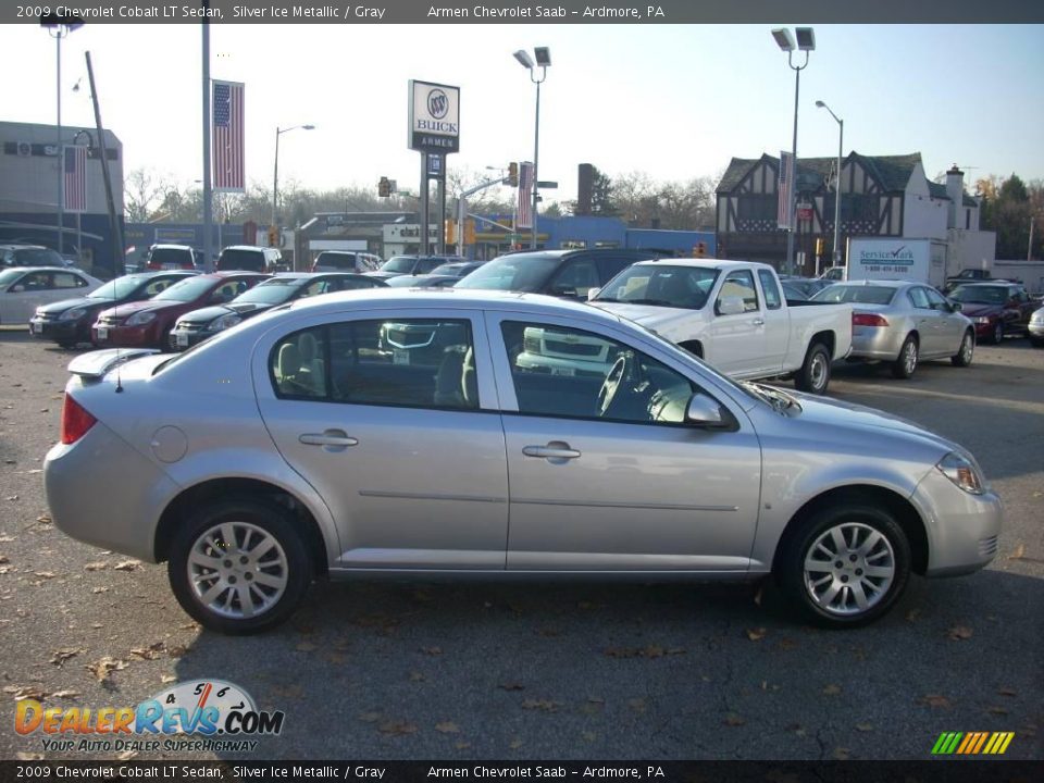 2009 Chevrolet Cobalt LT Sedan Silver Ice Metallic / Gray Photo #6