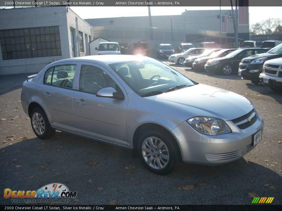 2009 Chevrolet Cobalt LT Sedan Silver Ice Metallic / Gray Photo #7