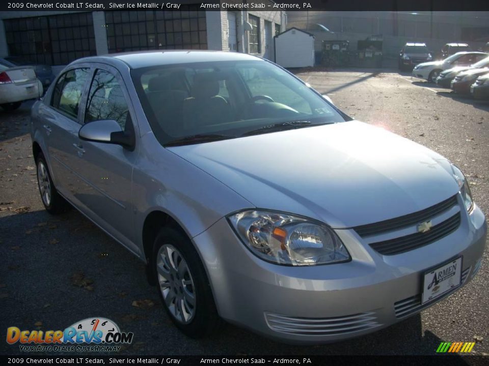 2009 Chevrolet Cobalt LT Sedan Silver Ice Metallic / Gray Photo #8