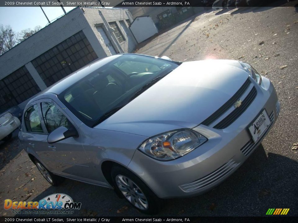 2009 Chevrolet Cobalt LT Sedan Silver Ice Metallic / Gray Photo #10
