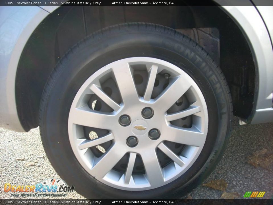 2009 Chevrolet Cobalt LT Sedan Silver Ice Metallic / Gray Photo #12