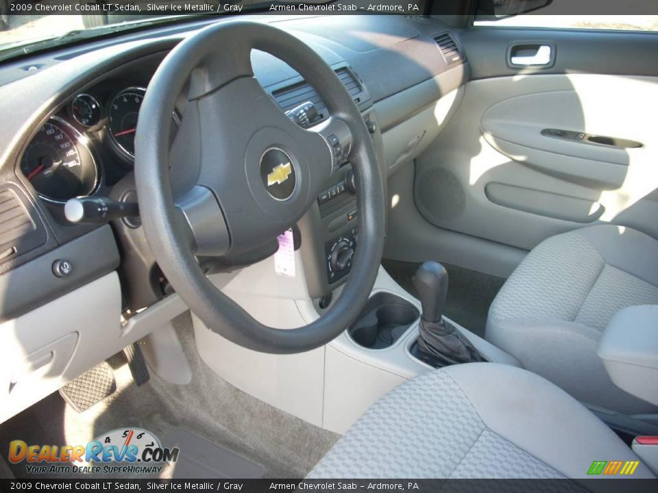 2009 Chevrolet Cobalt LT Sedan Silver Ice Metallic / Gray Photo #18