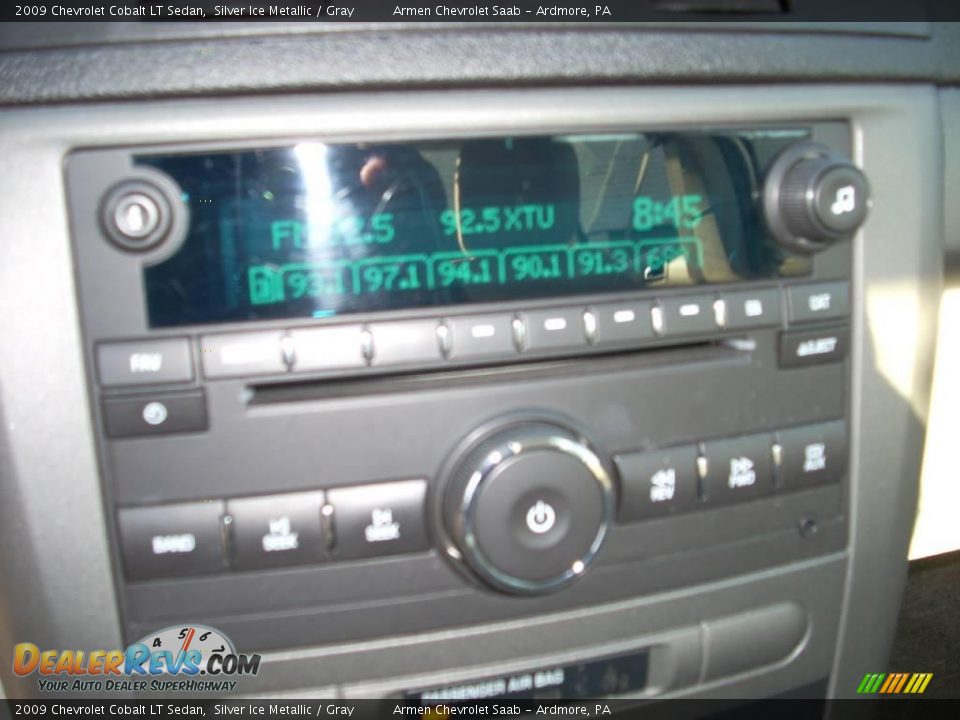 2009 Chevrolet Cobalt LT Sedan Silver Ice Metallic / Gray Photo #23