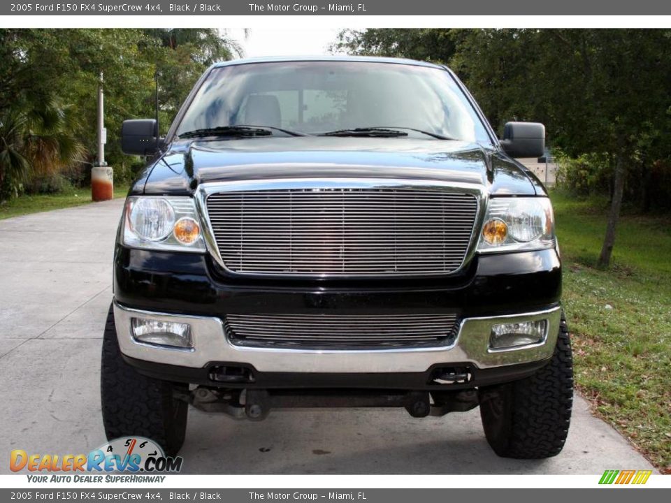 2005 Ford F150 FX4 SuperCrew 4x4 Black / Black Photo #21