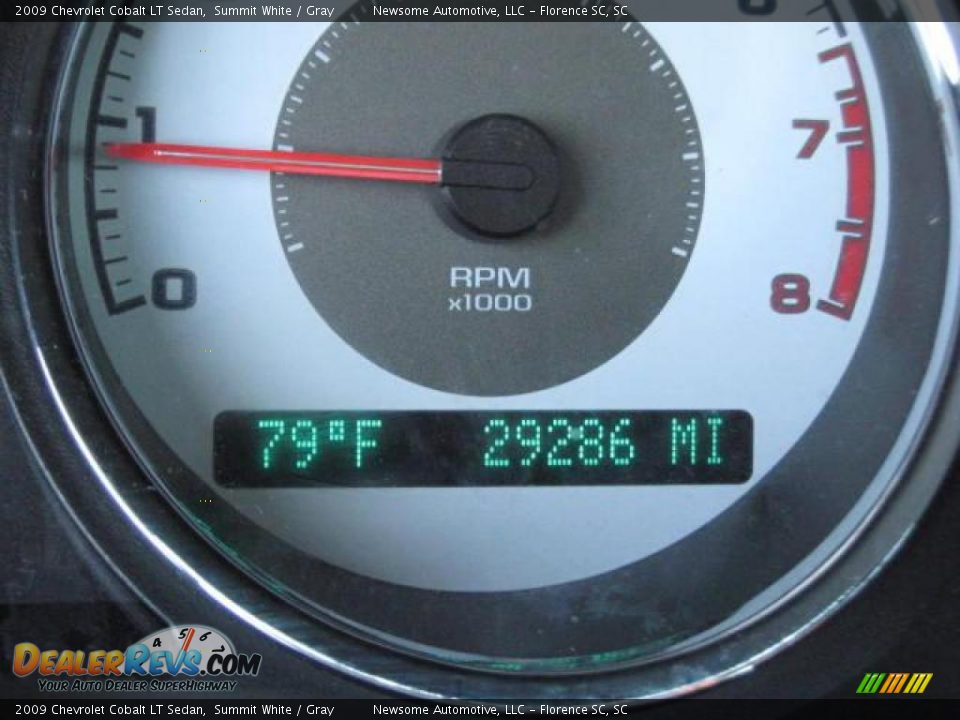2009 Chevrolet Cobalt LT Sedan Summit White / Gray Photo #7