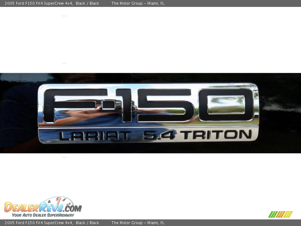 2005 Ford F150 FX4 SuperCrew 4x4 Black / Black Photo #22