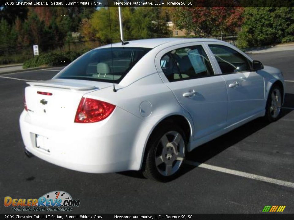 2009 Chevrolet Cobalt LT Sedan Summit White / Gray Photo #25