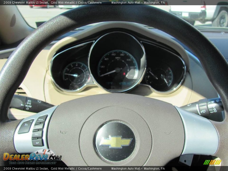 2009 Chevrolet Malibu LS Sedan Gold Mist Metallic / Cocoa/Cashmere Photo #13