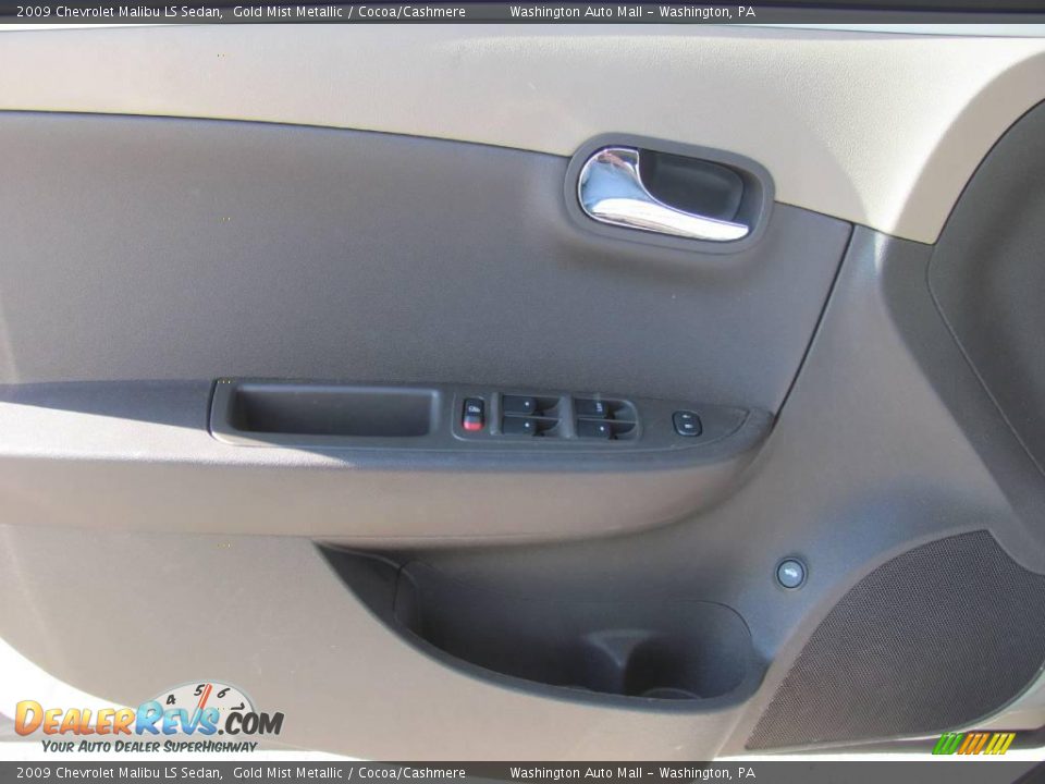 2009 Chevrolet Malibu LS Sedan Gold Mist Metallic / Cocoa/Cashmere Photo #14