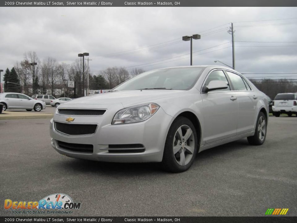 2009 Chevrolet Malibu LT Sedan Silver Ice Metallic / Ebony Photo #1