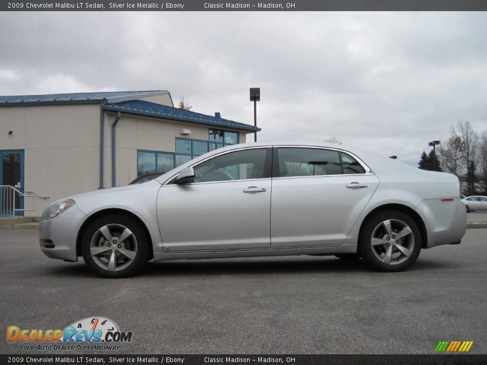 2009 Chevrolet Malibu LT Sedan Silver Ice Metallic / Ebony Photo #6