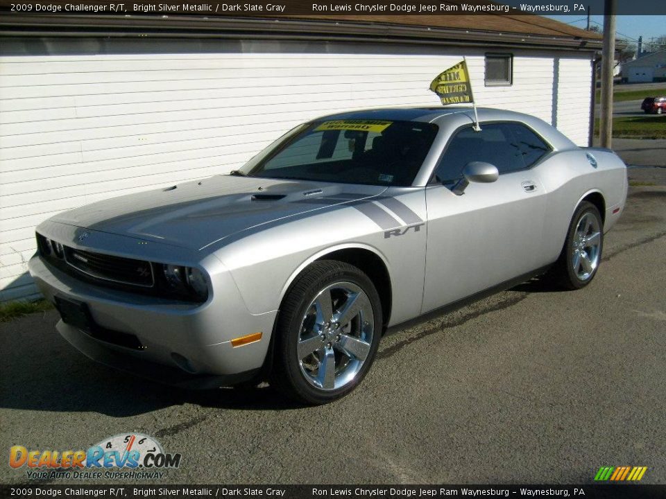 2009 Dodge Challenger R/T Bright Silver Metallic / Dark Slate Gray Photo #1