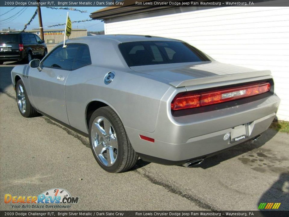 2009 Dodge Challenger R/T Bright Silver Metallic / Dark Slate Gray Photo #3