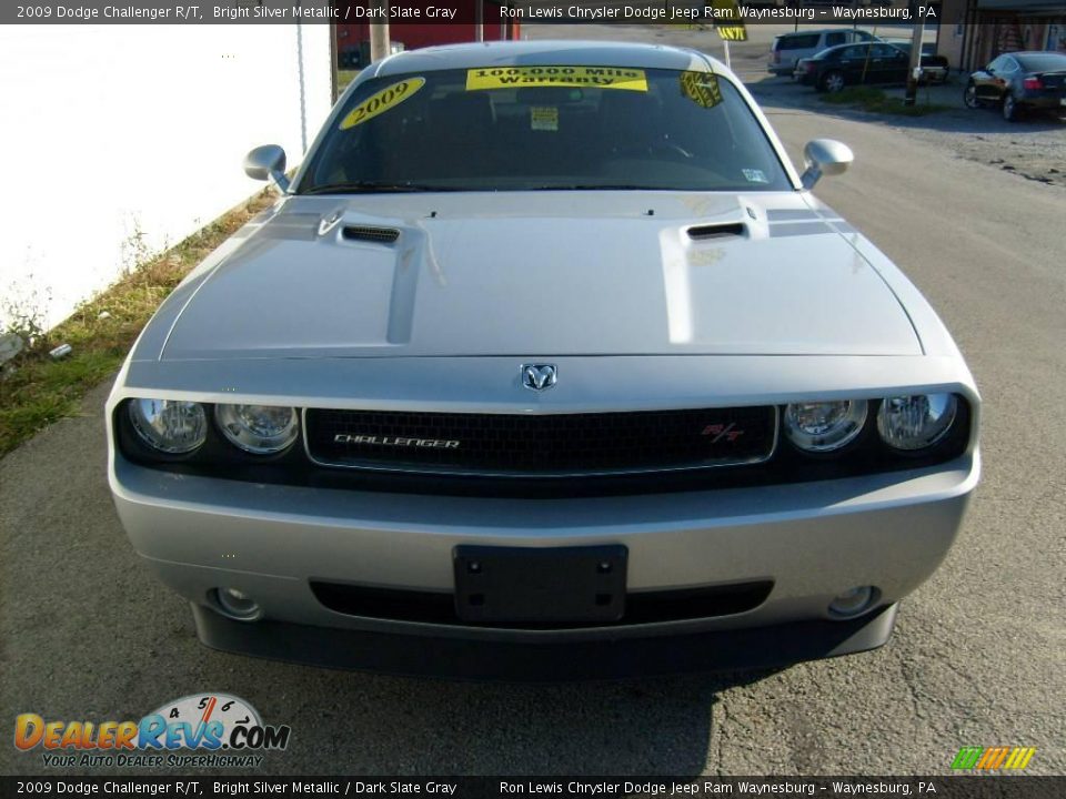 2009 Dodge Challenger R/T Bright Silver Metallic / Dark Slate Gray Photo #7