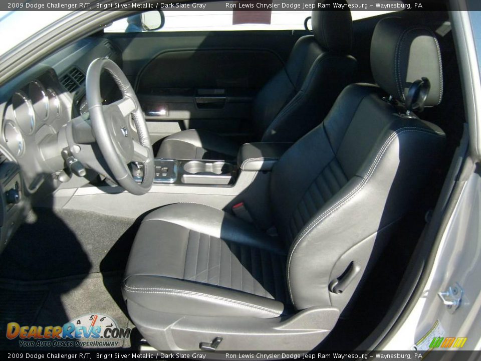 2009 Dodge Challenger R/T Bright Silver Metallic / Dark Slate Gray Photo #9