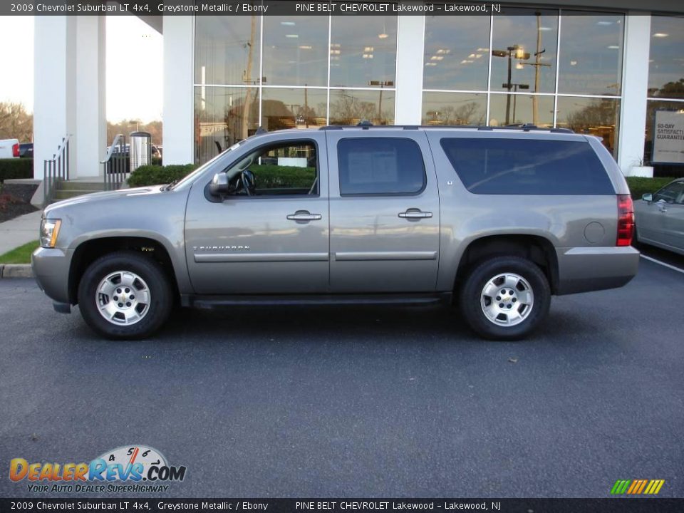 2009 Chevrolet Suburban LT 4x4 Greystone Metallic / Ebony Photo #3