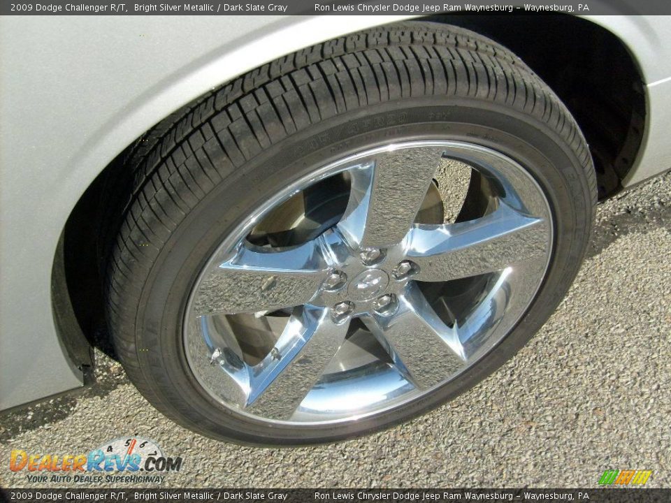 2009 Dodge Challenger R/T Bright Silver Metallic / Dark Slate Gray Photo #13