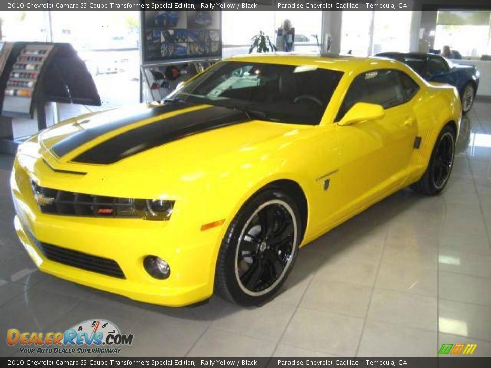 2010 Chevrolet Camaro SS Coupe Transformers Special Edition Rally Yellow / Black Photo #2