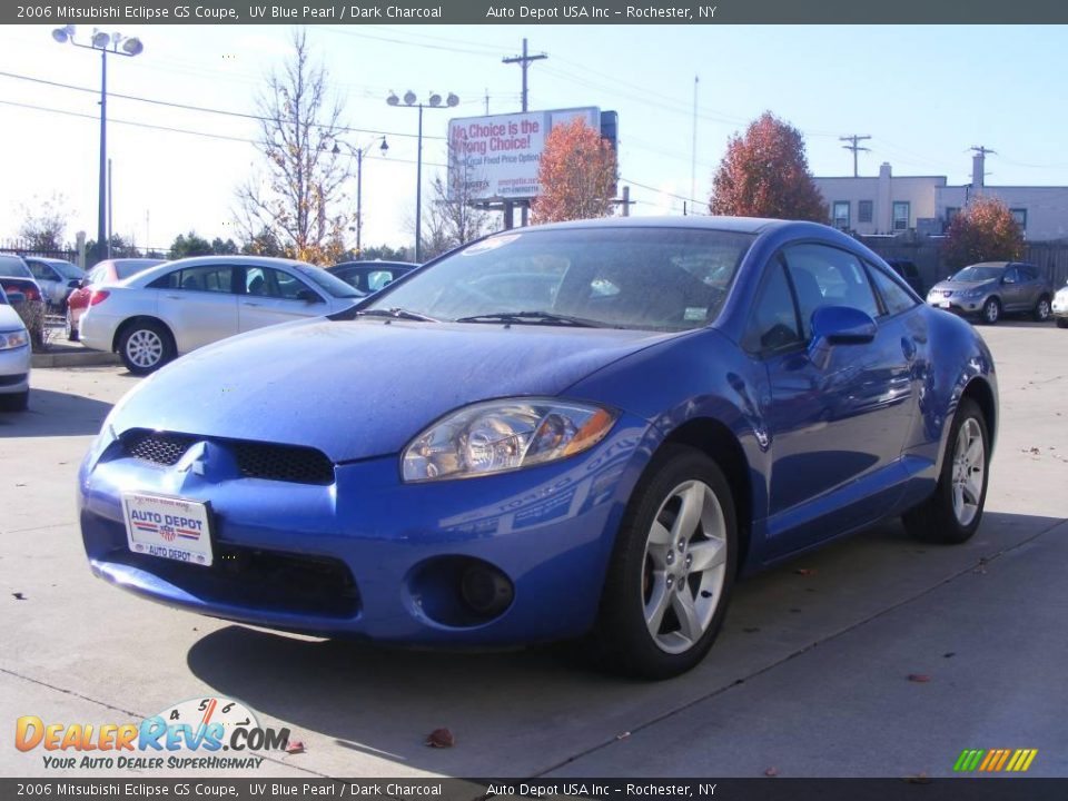 2006 Mitsubishi Eclipse GS Coupe UV Blue Pearl / Dark Charcoal Photo #4