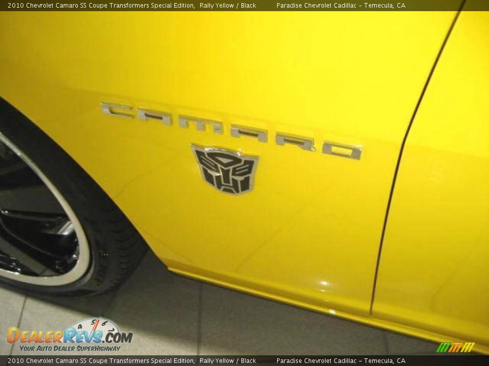 2010 Chevrolet Camaro SS Coupe Transformers Special Edition Rally Yellow / Black Photo #3