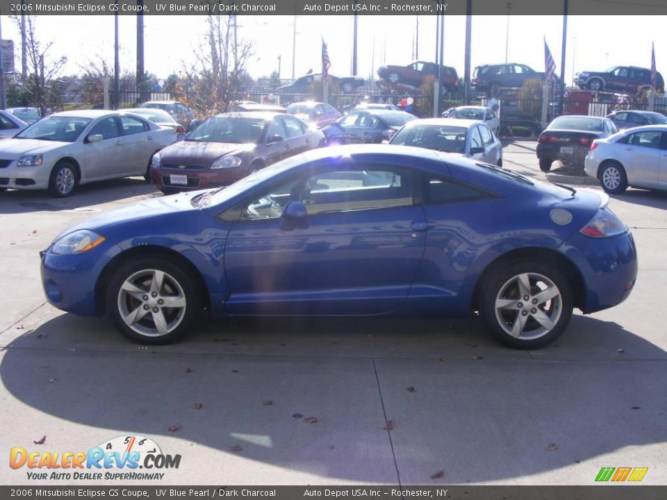 2006 Mitsubishi Eclipse GS Coupe UV Blue Pearl / Dark Charcoal Photo #5