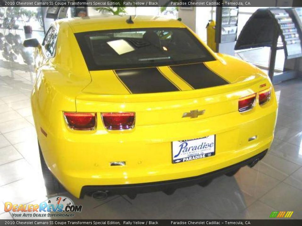 2010 Chevrolet Camaro SS Coupe Transformers Special Edition Rally Yellow / Black Photo #6