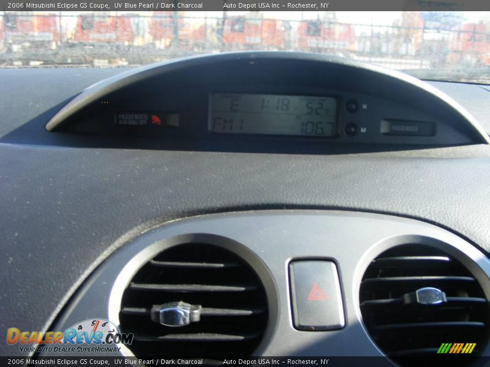 2006 Mitsubishi Eclipse GS Coupe UV Blue Pearl / Dark Charcoal Photo #10