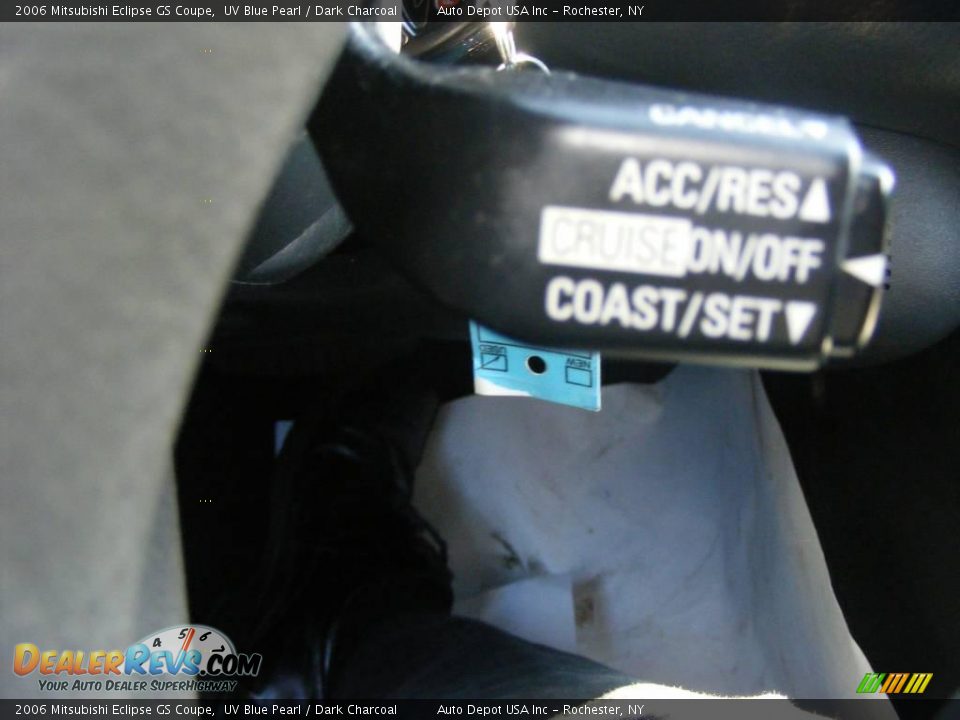 2006 Mitsubishi Eclipse GS Coupe UV Blue Pearl / Dark Charcoal Photo #11