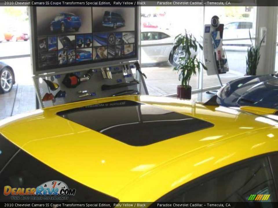 2010 Chevrolet Camaro SS Coupe Transformers Special Edition Rally Yellow / Black Photo #10