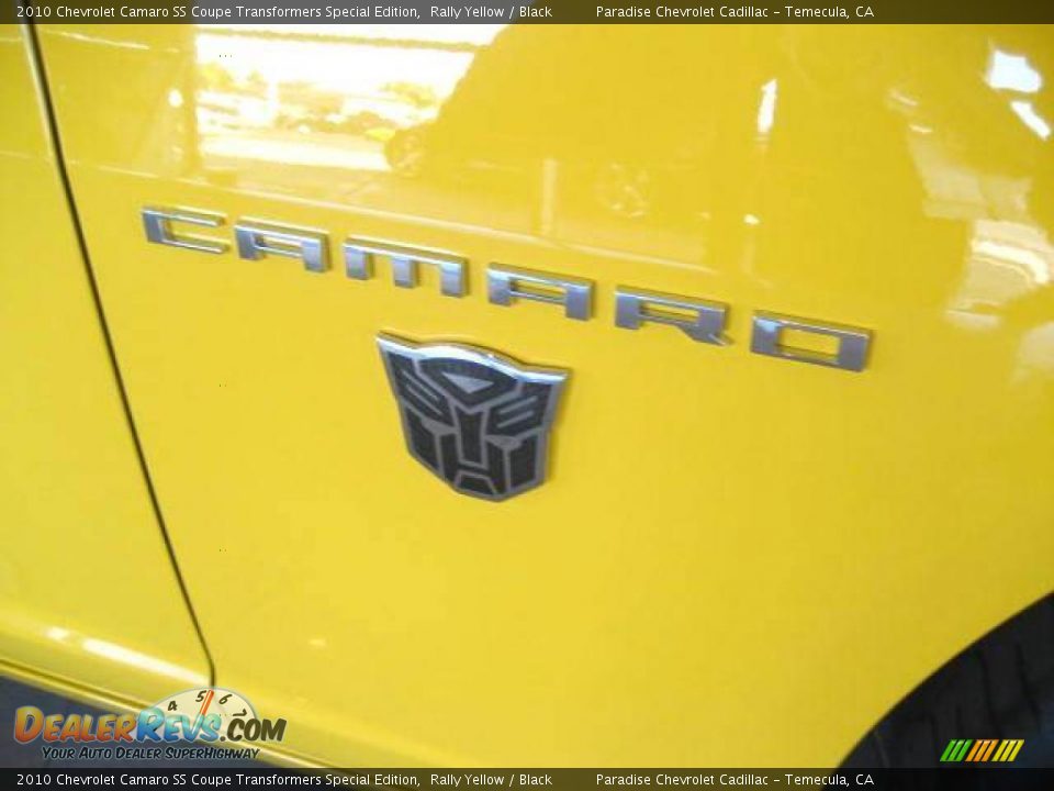 2010 Chevrolet Camaro SS Coupe Transformers Special Edition Rally Yellow / Black Photo #12