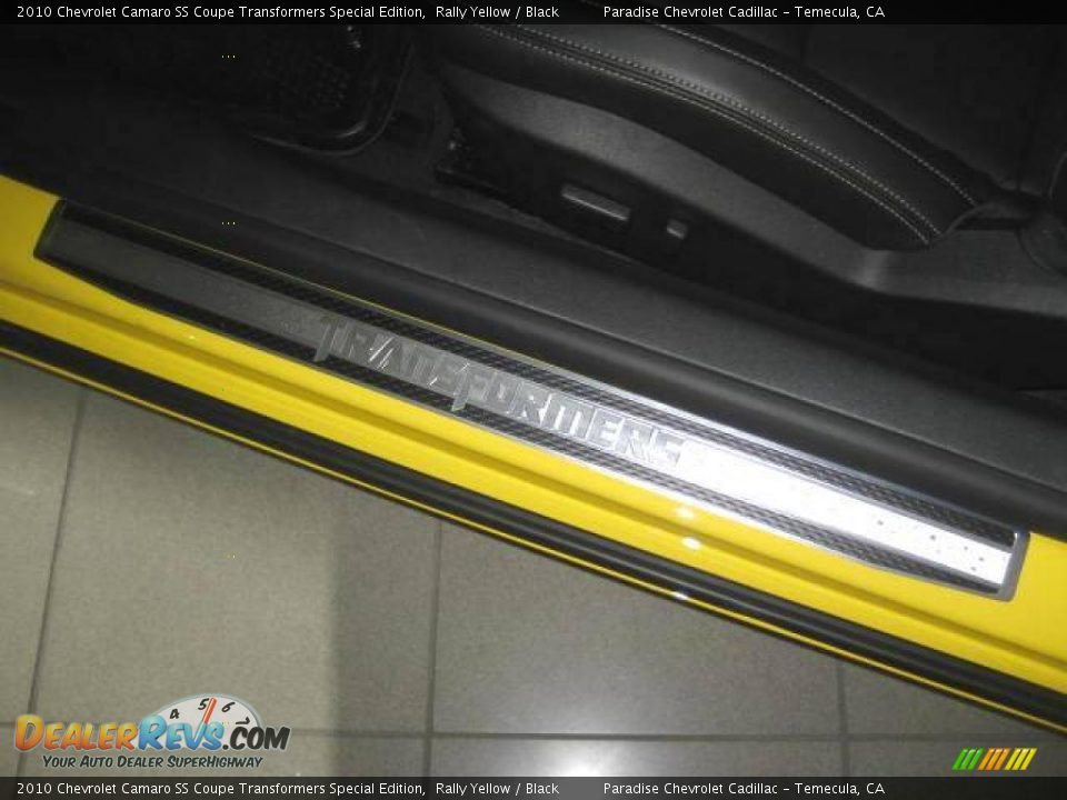 2010 Chevrolet Camaro SS Coupe Transformers Special Edition Rally Yellow / Black Photo #13