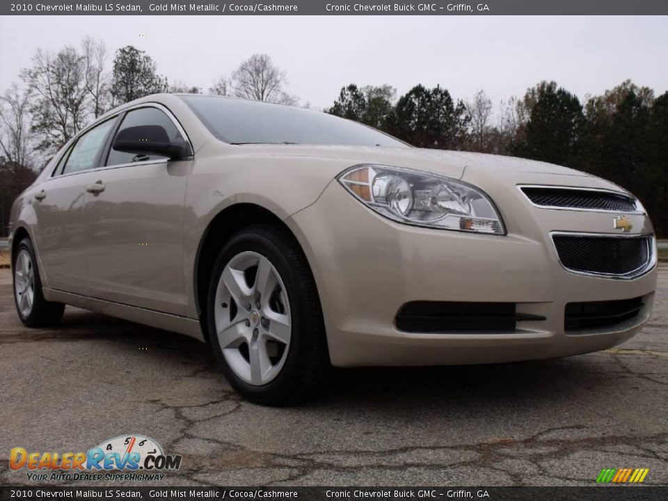 2010 Chevrolet Malibu LS Sedan Gold Mist Metallic / Cocoa/Cashmere Photo #7
