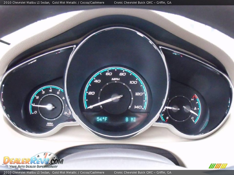 2010 Chevrolet Malibu LS Sedan Gold Mist Metallic / Cocoa/Cashmere Photo #16
