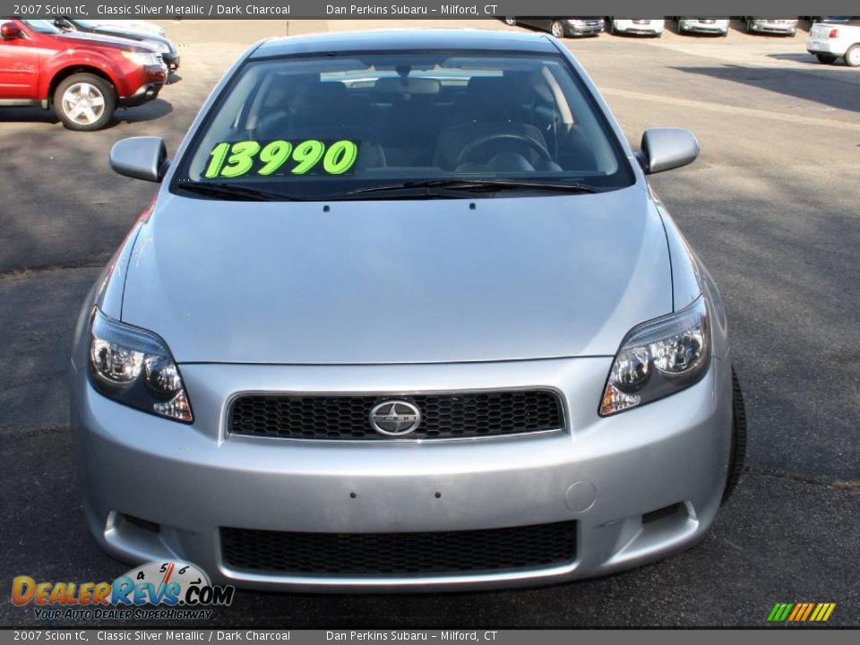 2007 Scion tC Classic Silver Metallic / Dark Charcoal Photo #2