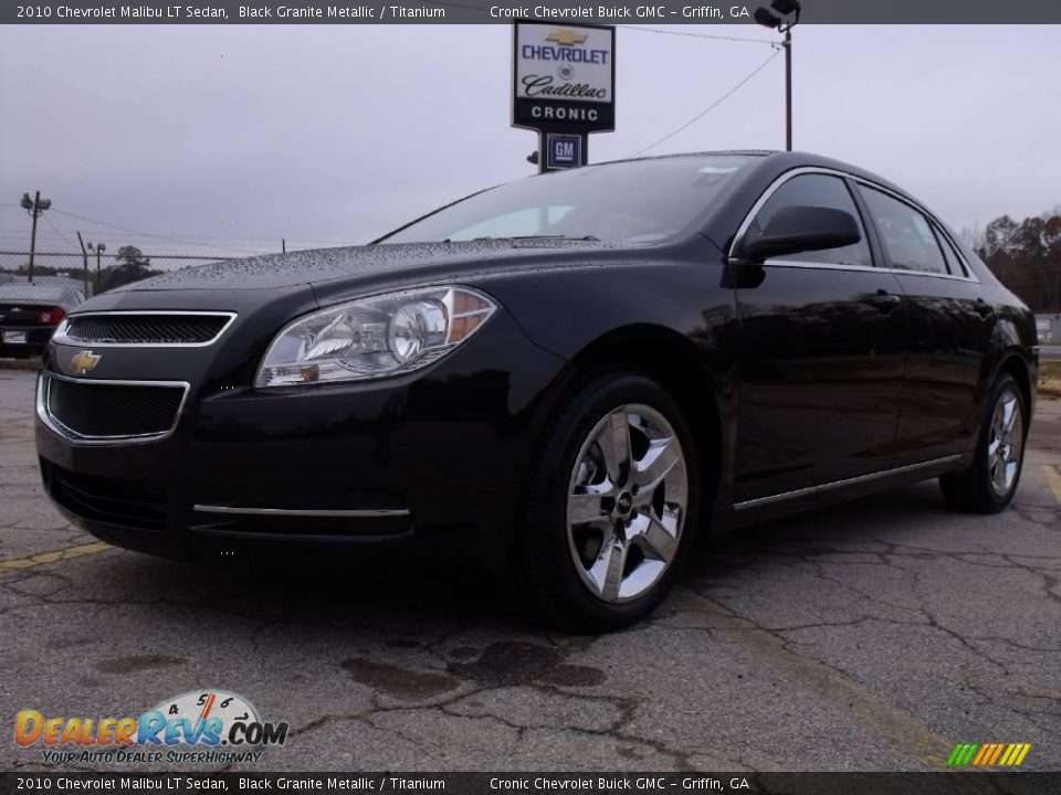 2010 Chevrolet Malibu LT Sedan Black Granite Metallic / Titanium Photo #1