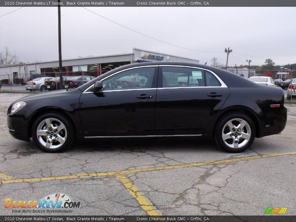 2010 Chevrolet Malibu LT Sedan Black Granite Metallic / Titanium Photo #2
