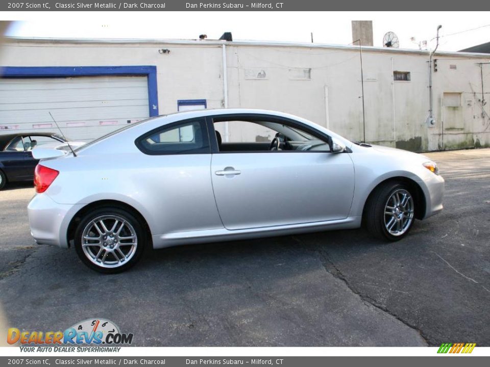 2007 Scion tC Classic Silver Metallic / Dark Charcoal Photo #4