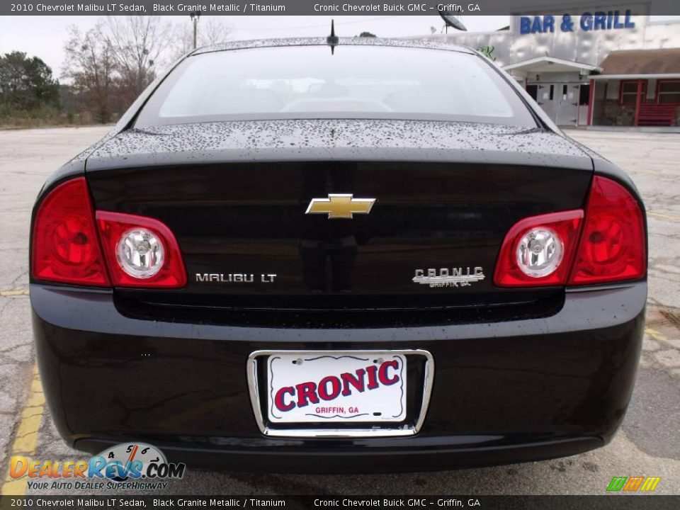 2010 Chevrolet Malibu LT Sedan Black Granite Metallic / Titanium Photo #4