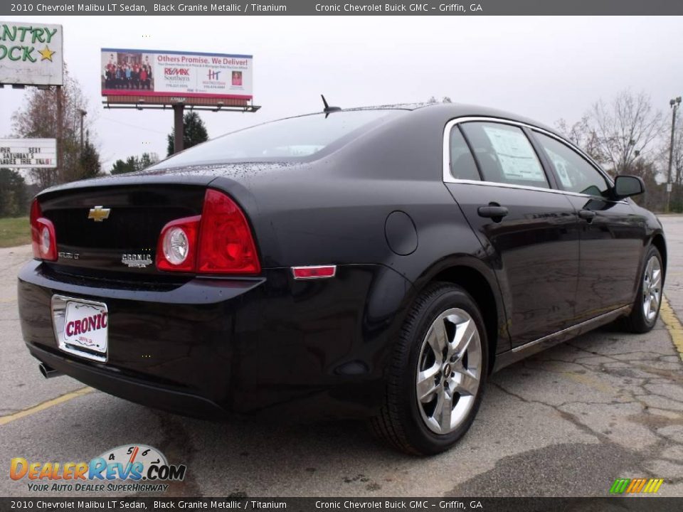 2010 Chevrolet Malibu LT Sedan Black Granite Metallic / Titanium Photo #5