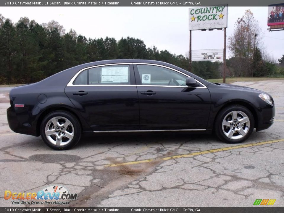 2010 Chevrolet Malibu LT Sedan Black Granite Metallic / Titanium Photo #6