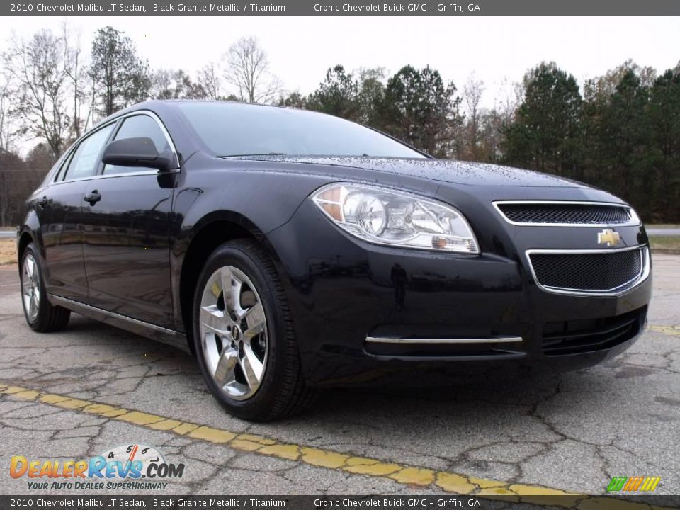 2010 Chevrolet Malibu LT Sedan Black Granite Metallic / Titanium Photo #7