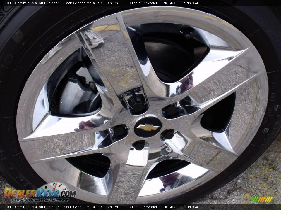 2010 Chevrolet Malibu LT Sedan Black Granite Metallic / Titanium Photo #8