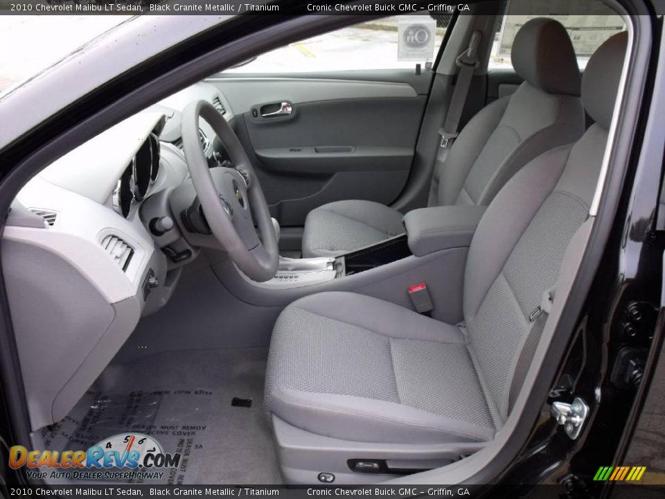 2010 Chevrolet Malibu LT Sedan Black Granite Metallic / Titanium Photo #10