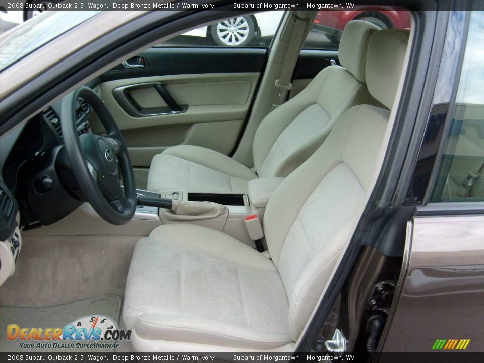 2008 Subaru Outback 2.5i Wagon Deep Bronze Metallic / Warm Ivory Photo #9