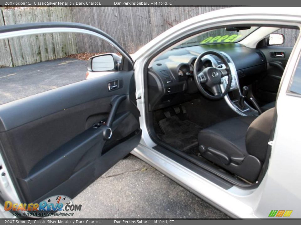 2007 Scion tC Classic Silver Metallic / Dark Charcoal Photo #11