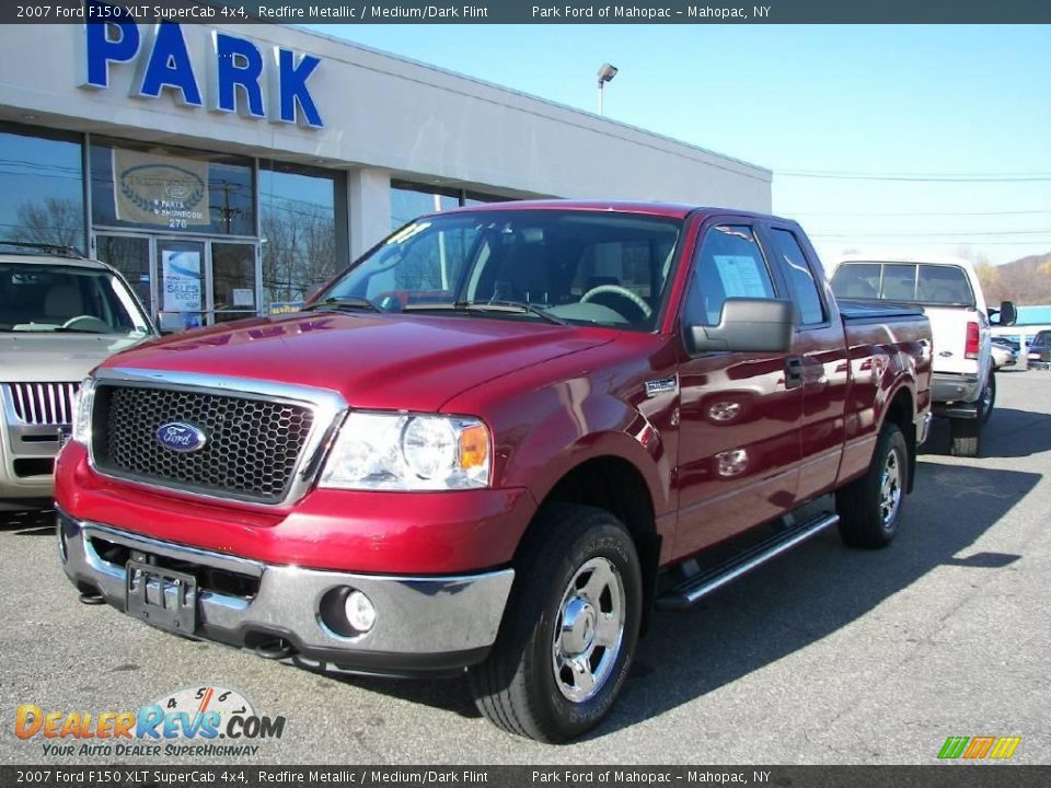 2007 Ford F150 XLT SuperCab 4x4 Redfire Metallic / Medium/Dark Flint Photo #1