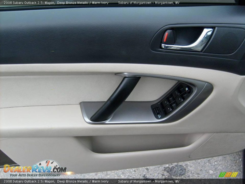 2008 Subaru Outback 2.5i Wagon Deep Bronze Metallic / Warm Ivory Photo #11