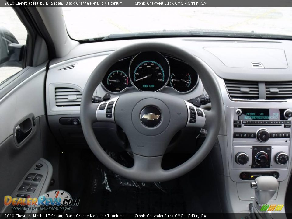 2010 Chevrolet Malibu LT Sedan Black Granite Metallic / Titanium Photo #15