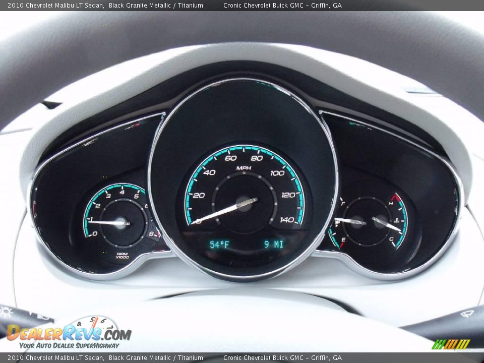 2010 Chevrolet Malibu LT Sedan Black Granite Metallic / Titanium Photo #16