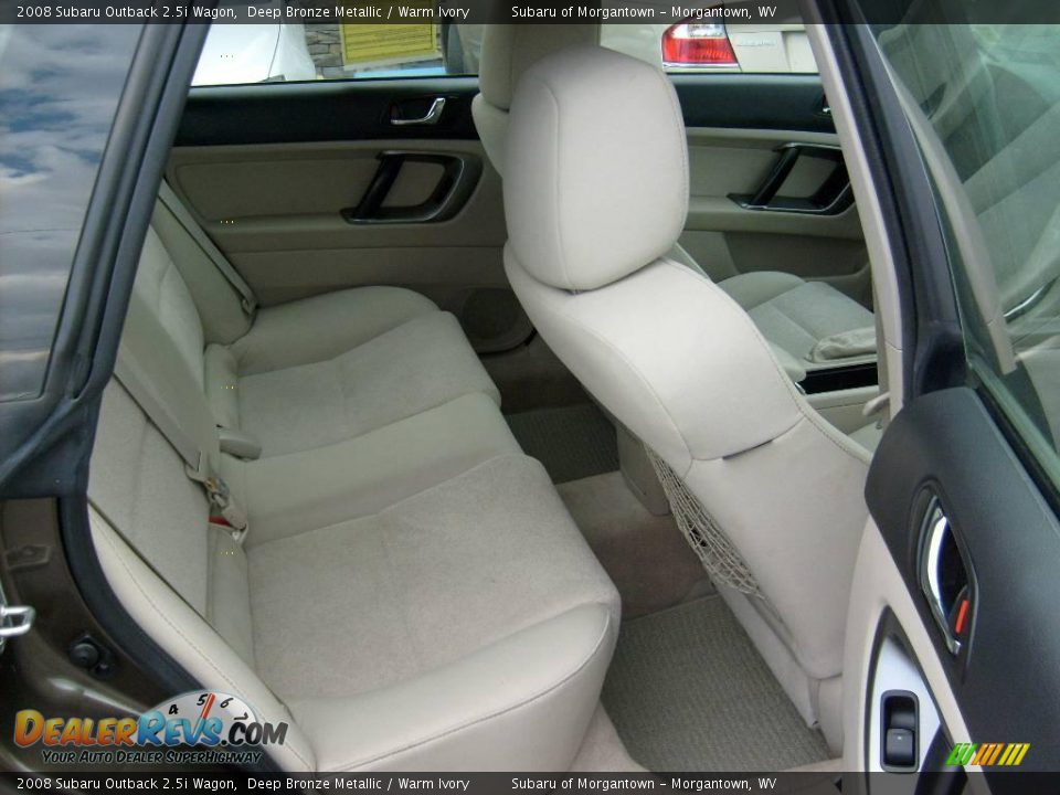 2008 Subaru Outback 2.5i Wagon Deep Bronze Metallic / Warm Ivory Photo #15